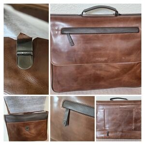 Ted Baker NEW Genuine Leather Briefcase